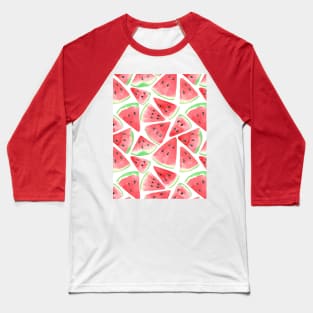 Watermelon slices pattern Baseball T-Shirt